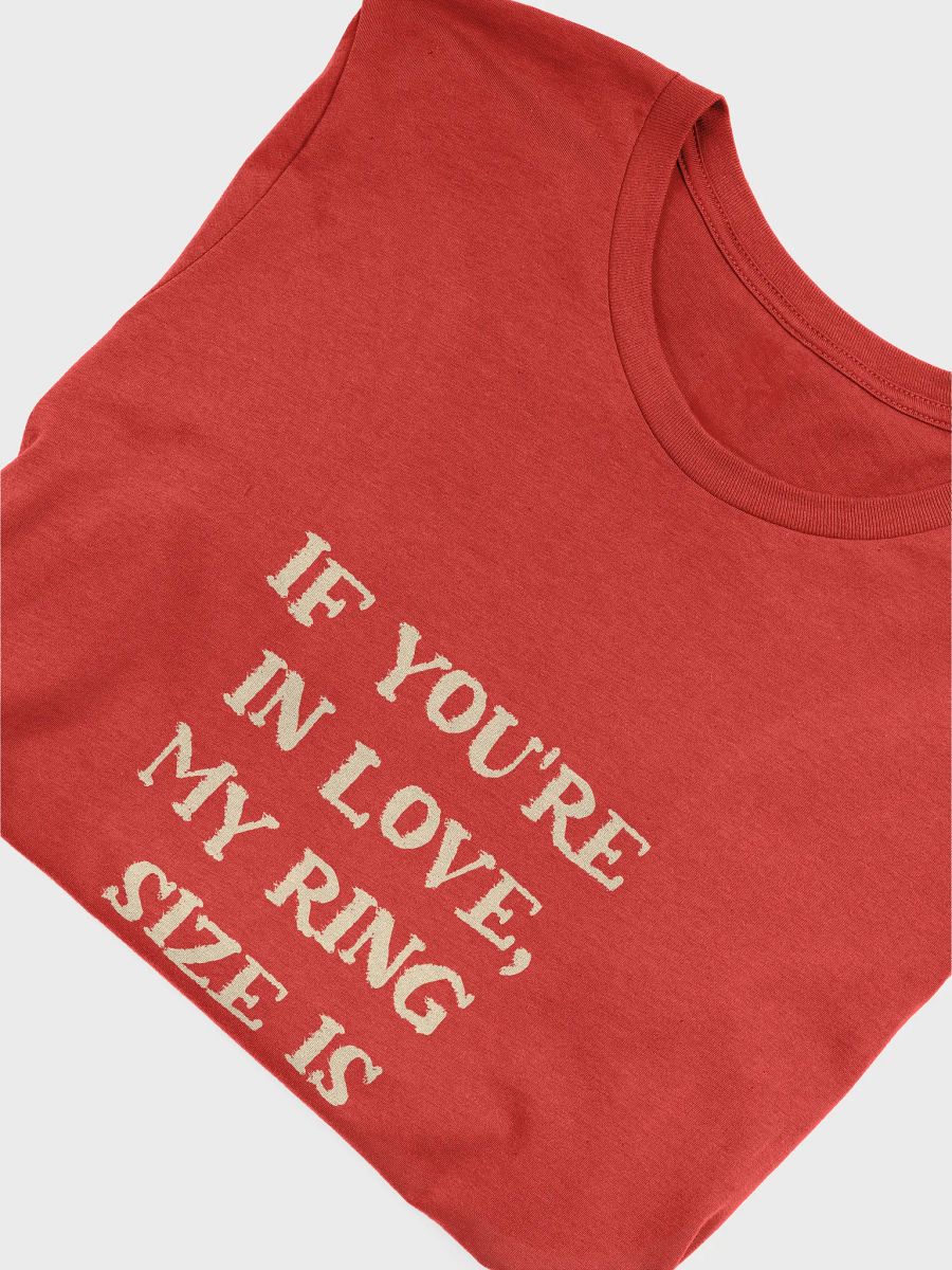If you're in love...
