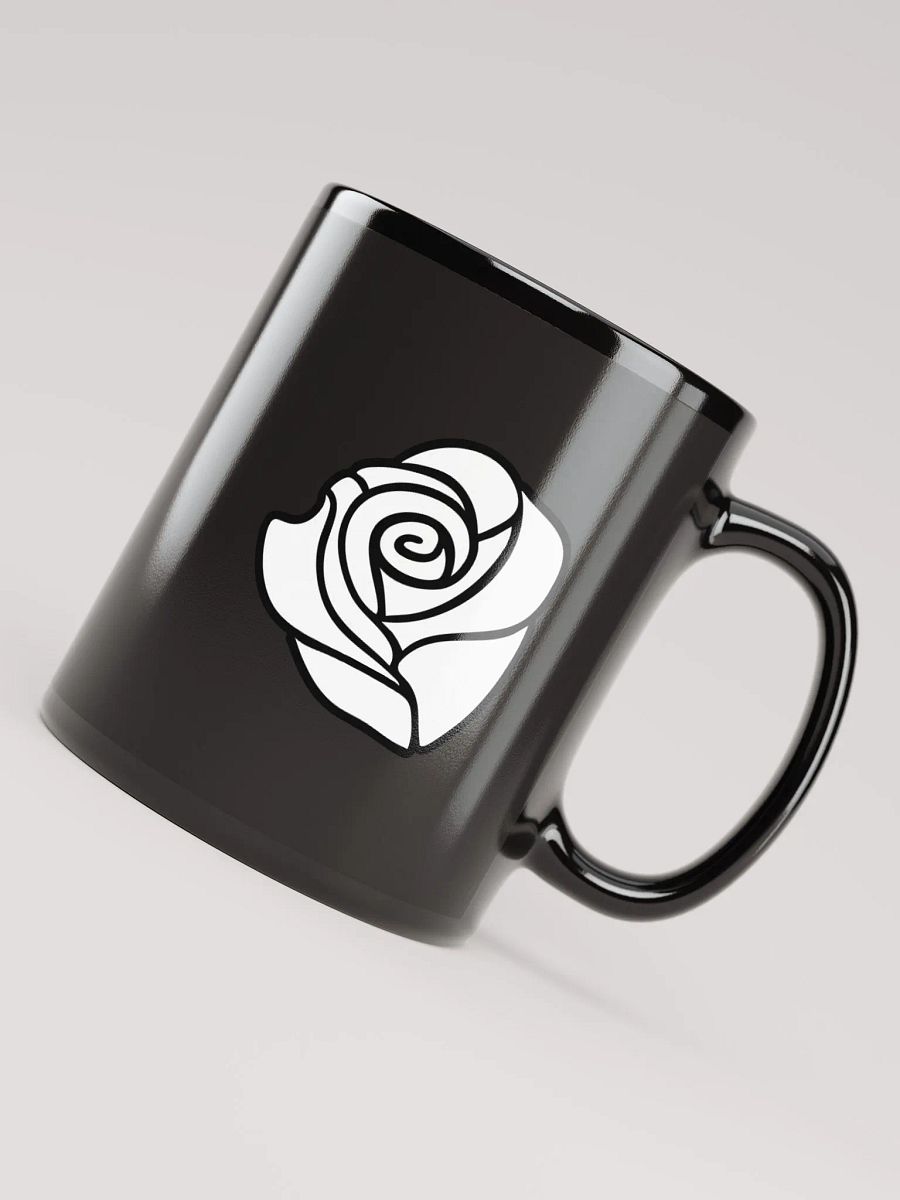 White Rose ceramic mug - A product image (4)
