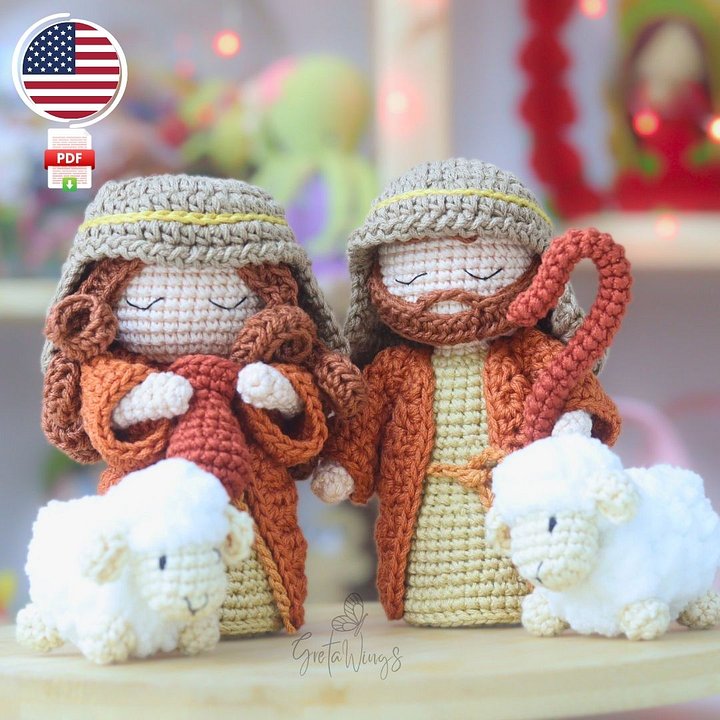 Amigurumi Shepherd Pattern | Crochet PDF - GretaWings (Digital Download) product image (1)