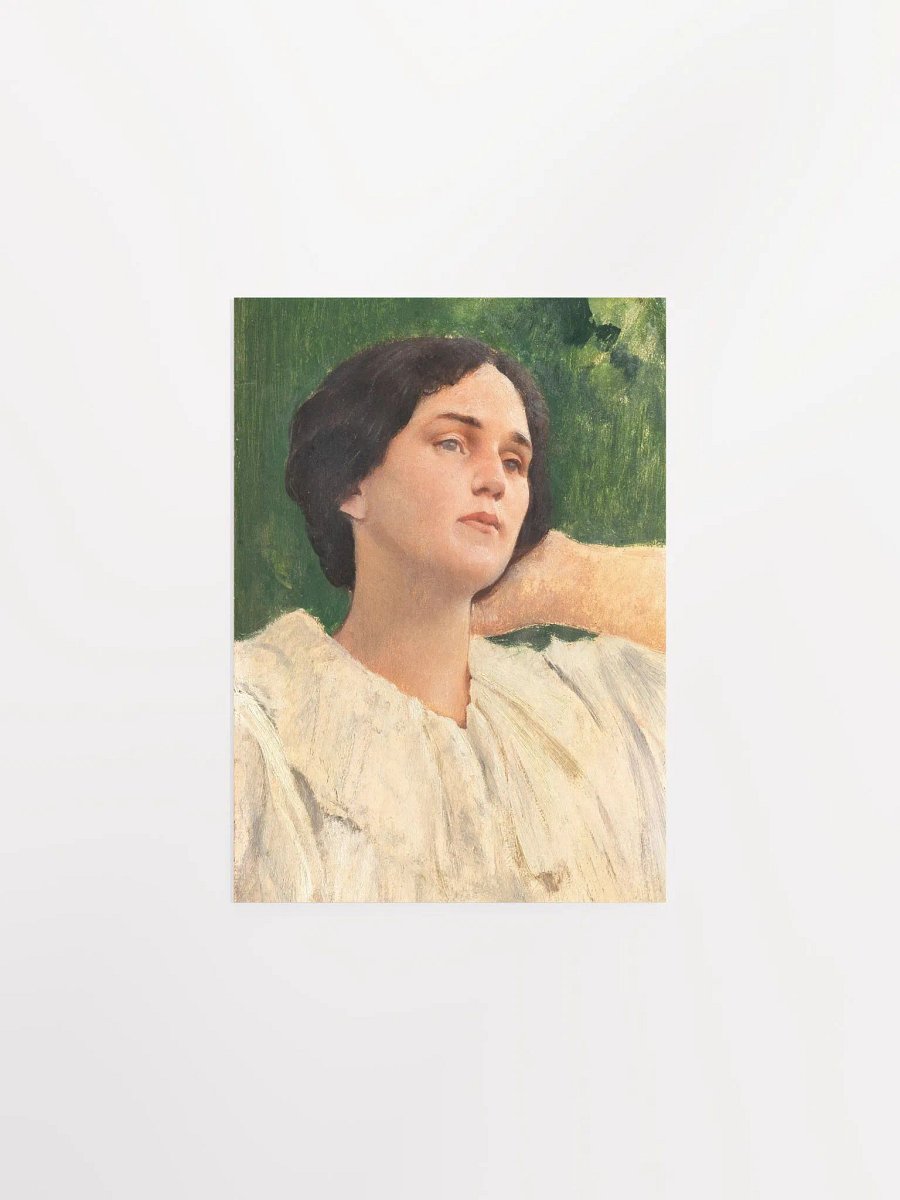 "The Artist's Wife (Isa Ruston)" by Adolf Hirémy-Hirschl Poster product image (1)