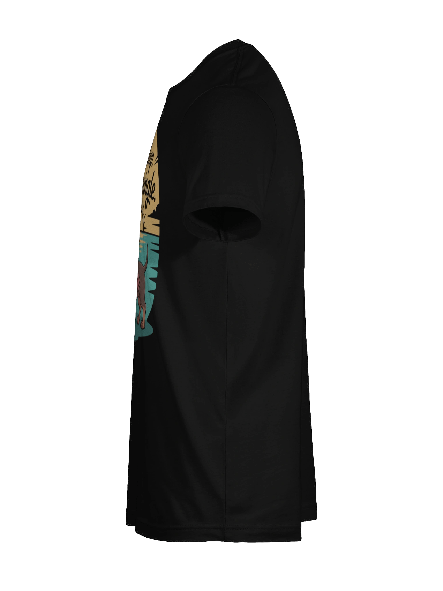 "Eat. Sleep. Flamingle." Dachshund Flamingo Hybrid T-Shirt product image (11)