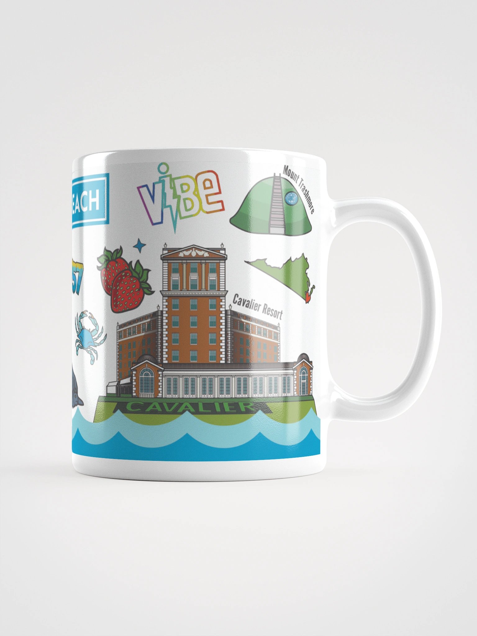 Virginia Beach Love It Here Coffee Mug product image (3)