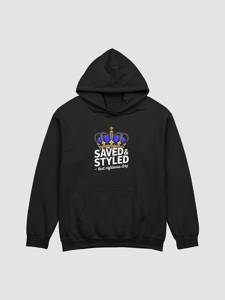 Saved and styled hoodie unisex product image (1)