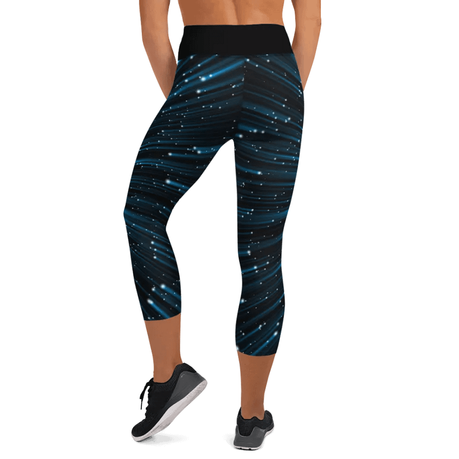 Hyperspace Journey Yoga Capri Leggings product image (6)