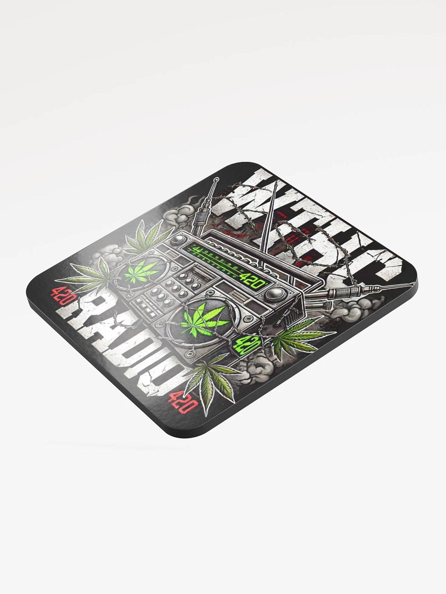 Da WTHC Radio Cannabis Boombox Coaster product image (3)