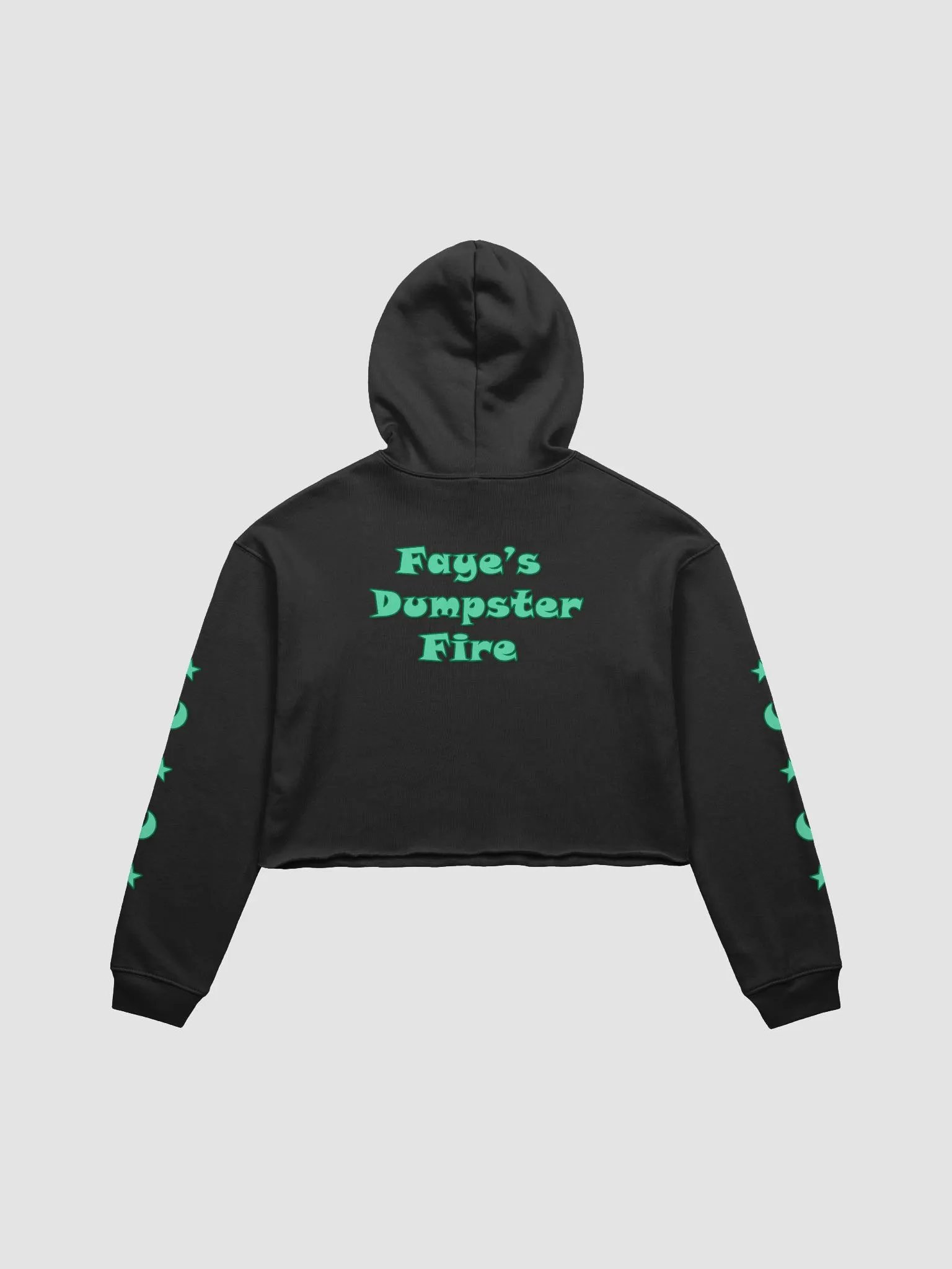 Faye's Dumpster Fire Cropped Hoodie product image (2)