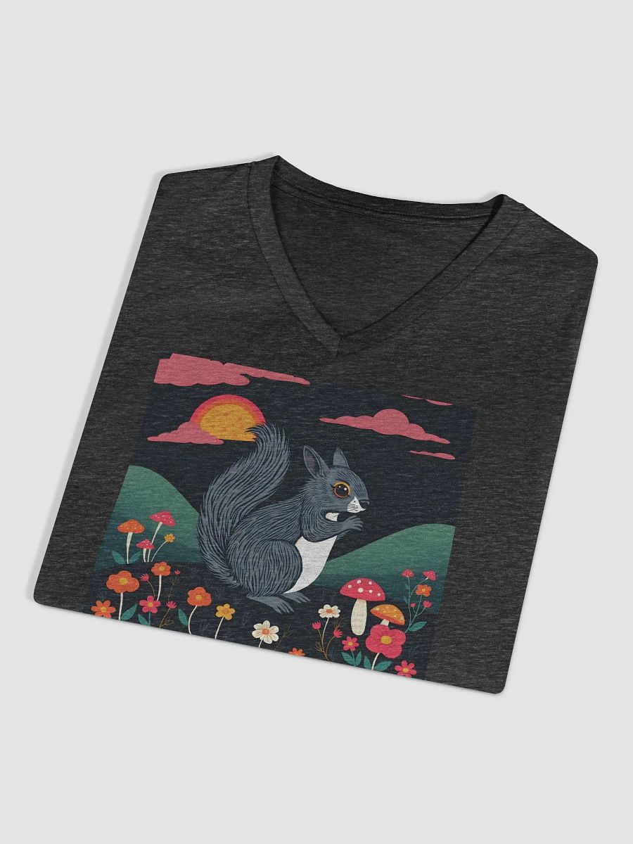 Enchanted Squirrel Meadows Women's V-Neck Tee product image (3)
