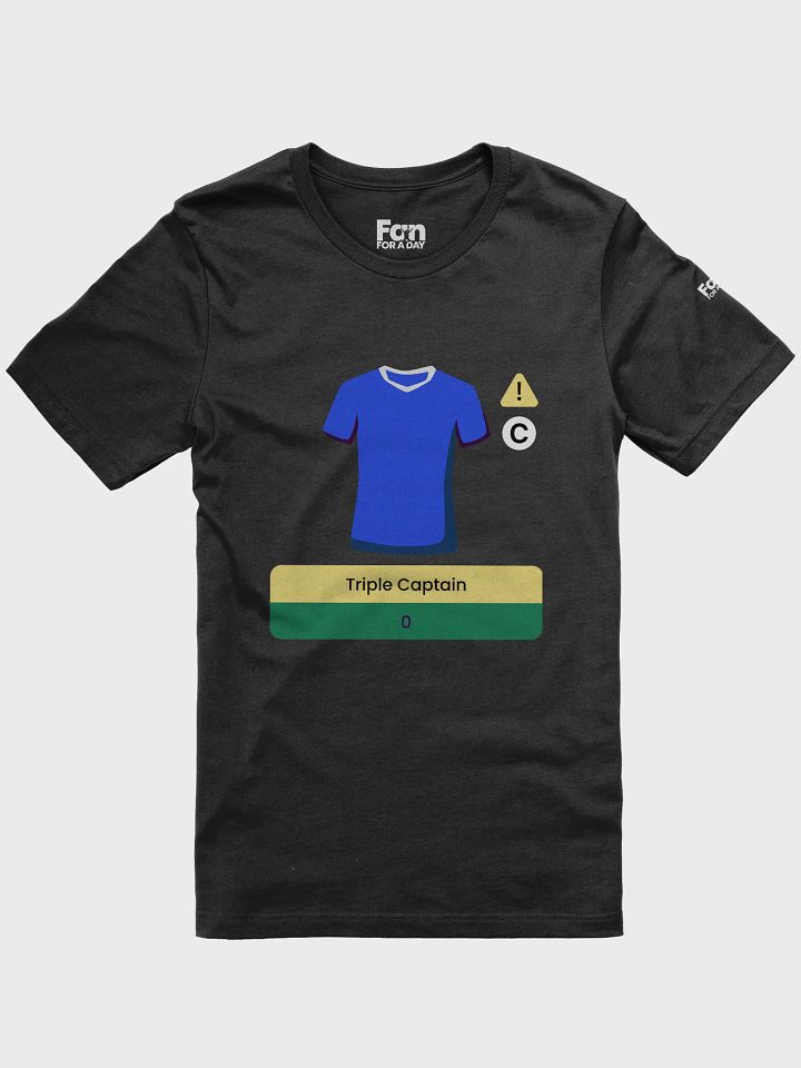 Blue Triple Captain Fantasy Football T-shirt product image (1)