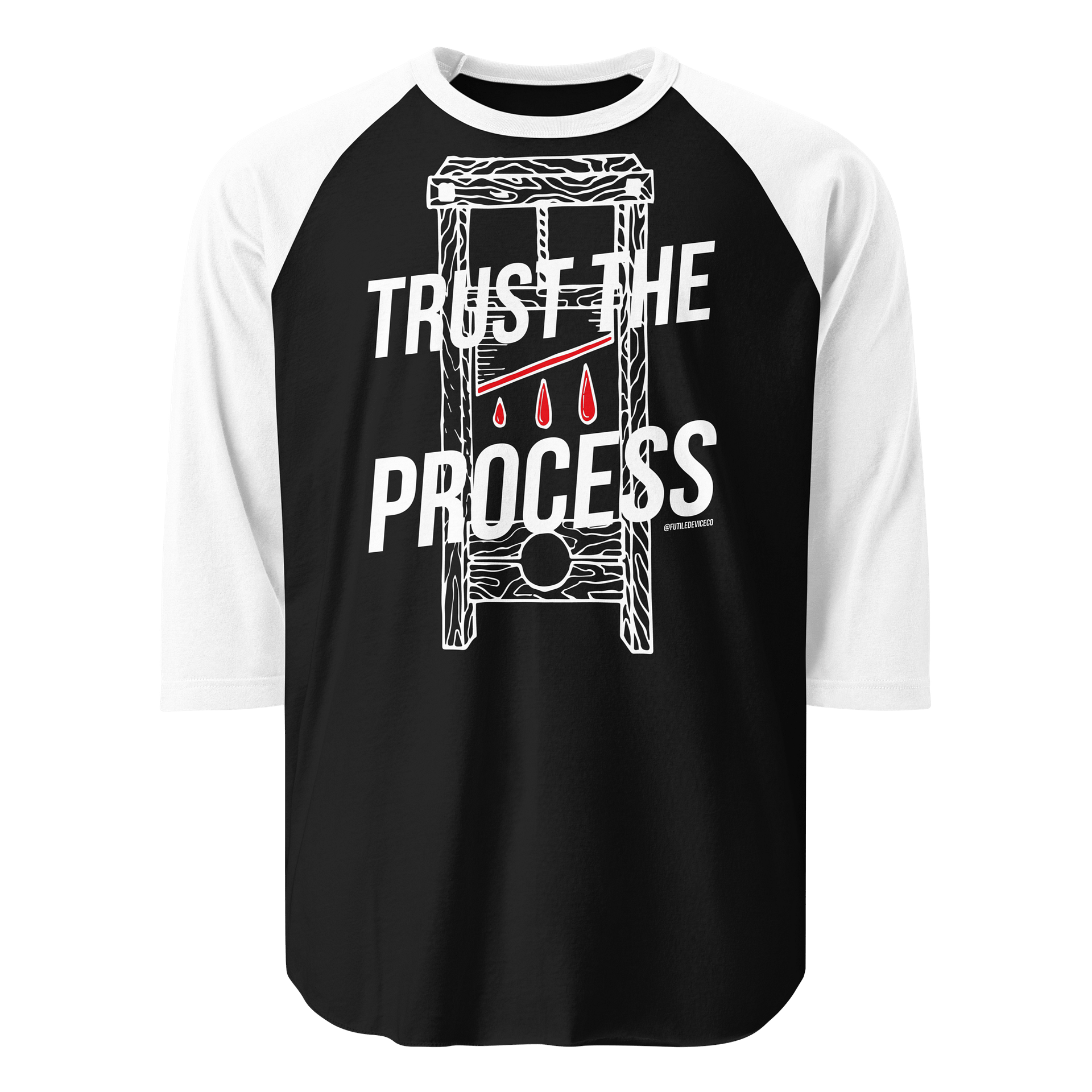 FUTILE DEVICE: TRUST THE PROCESS (BASEBALL TEE) product image (1)