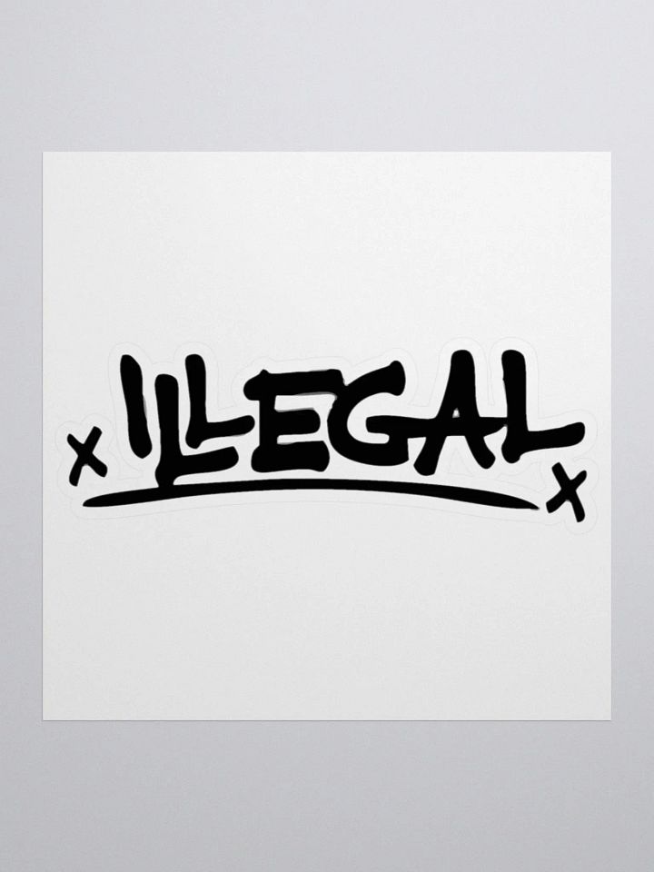 Sticker ILLEGAL product image (1)