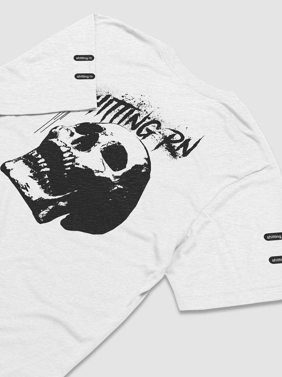 SHITTING RN T-SHIRT [WHITE FLECKED] product image (4)