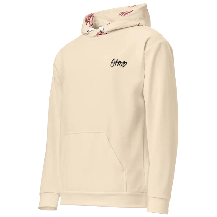 Orm Kornnaphat Leave Unisex Hoodie (Baby Pink) product image (2)