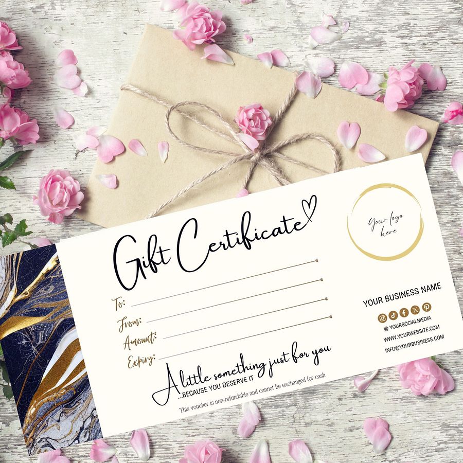Aurelia - Gift Certificate Template product image (3)