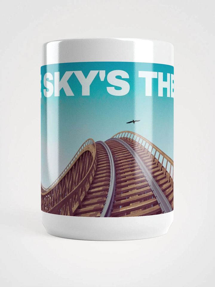 The Sky's The Limit Roller Coaster Mug 15oz product image (1)