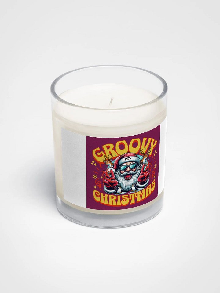 Groovy Santa Christmas Soy Wax Candle product image (2)