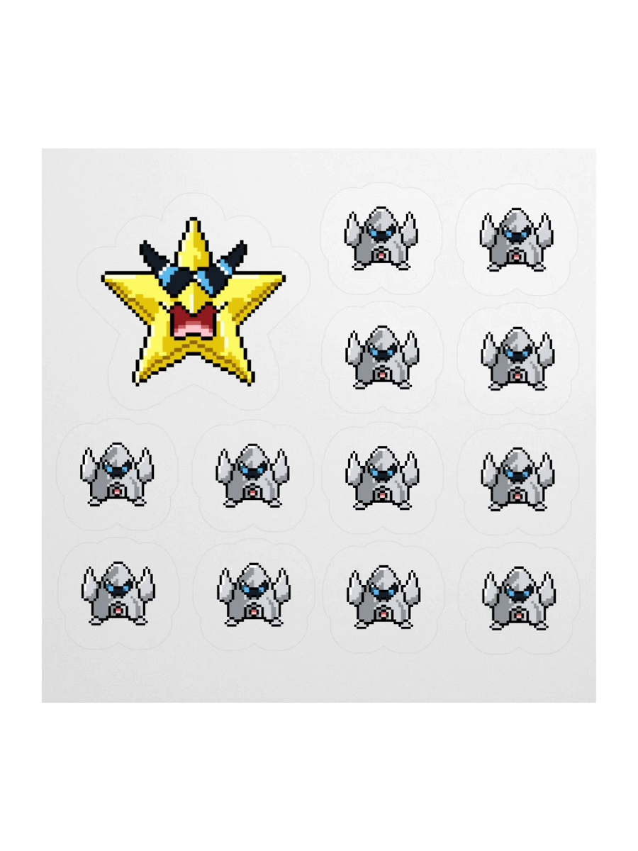 Starmon & Picmon Pixel Stickers product image (1)