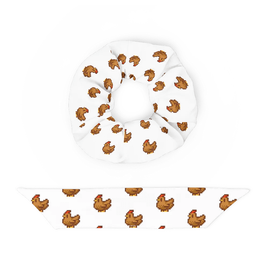 Sweet Stardew Chicken Scrunchie product image (4)
