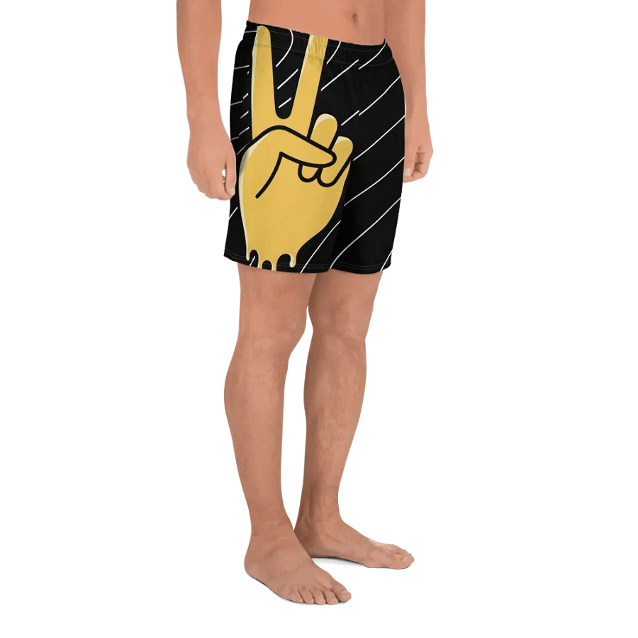 stripped peace shorts product image (3)