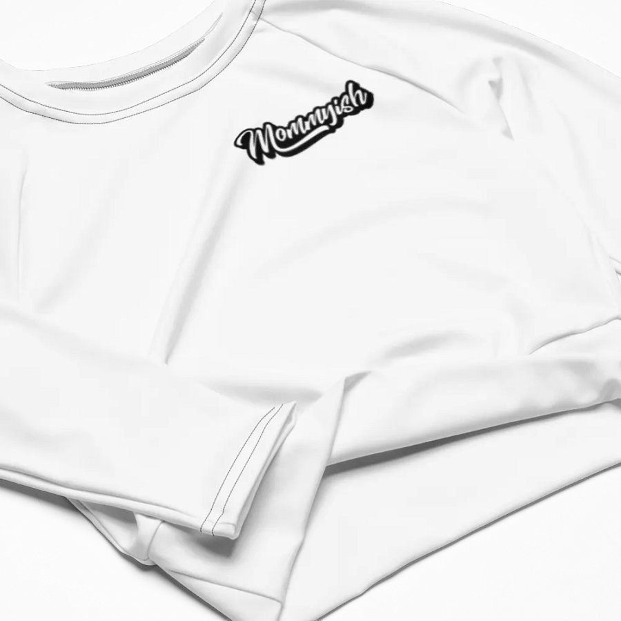 Mommyish Signature Print Crop Top product image (4)