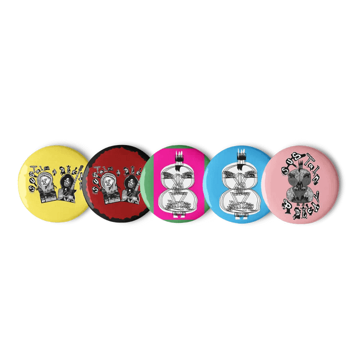 Sustain & Decay Set of Pin Buttons product image (1)