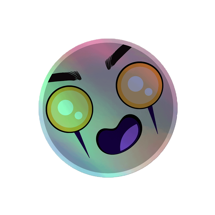 Harb Face Holo Sticker product image (2)