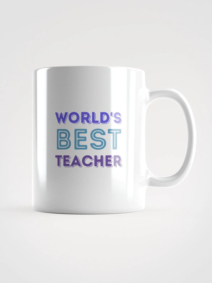 Best Teacher White Glossy Mug product image (2)