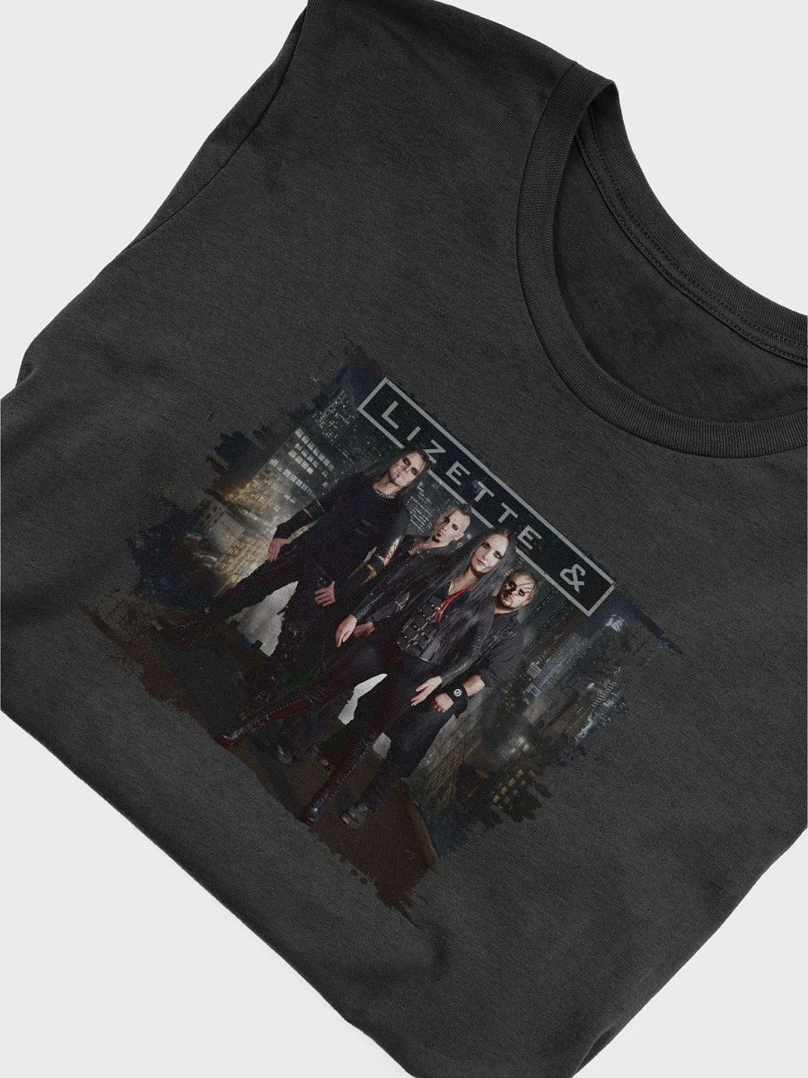 Lizette & band t-shirt. Print of the 