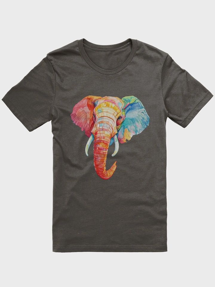 Vibrant Elephant Head Graffiti Tee product image (6)