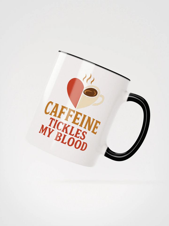 Caffeine Tickles My Blood Accent Mug product image (3)