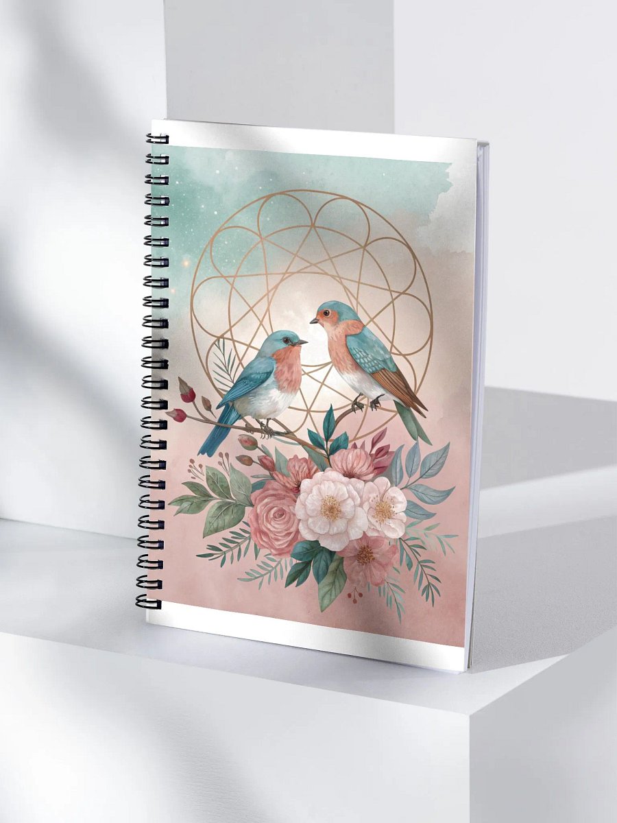 Serene Birds Spiral Notebook product image (4)