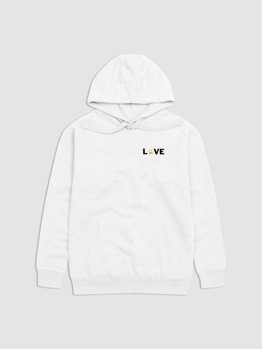 Dog Love Paw Print Hoodie Light product image (1)