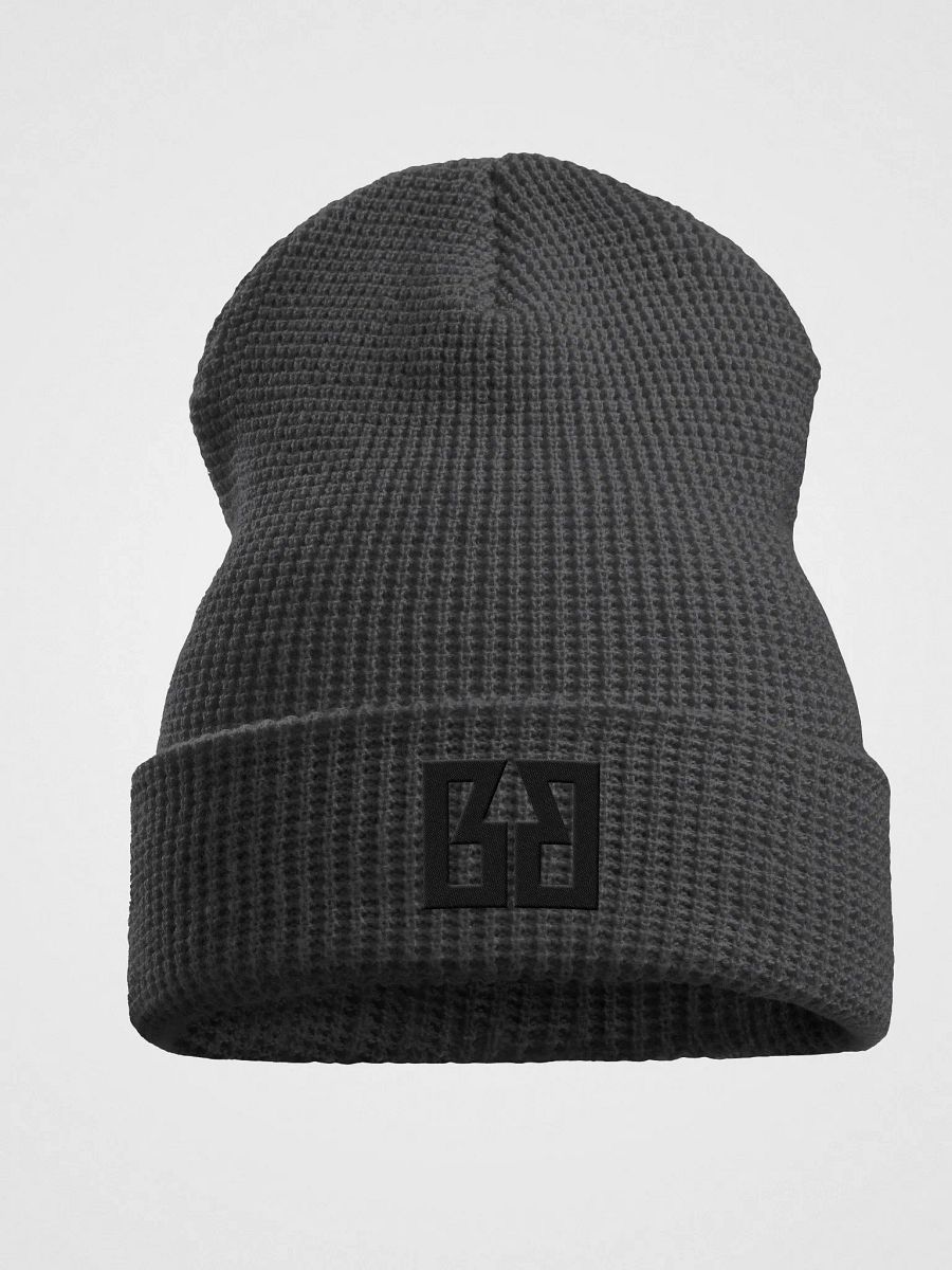 Logo Waffle Beanie (Charcoal) product image (1)