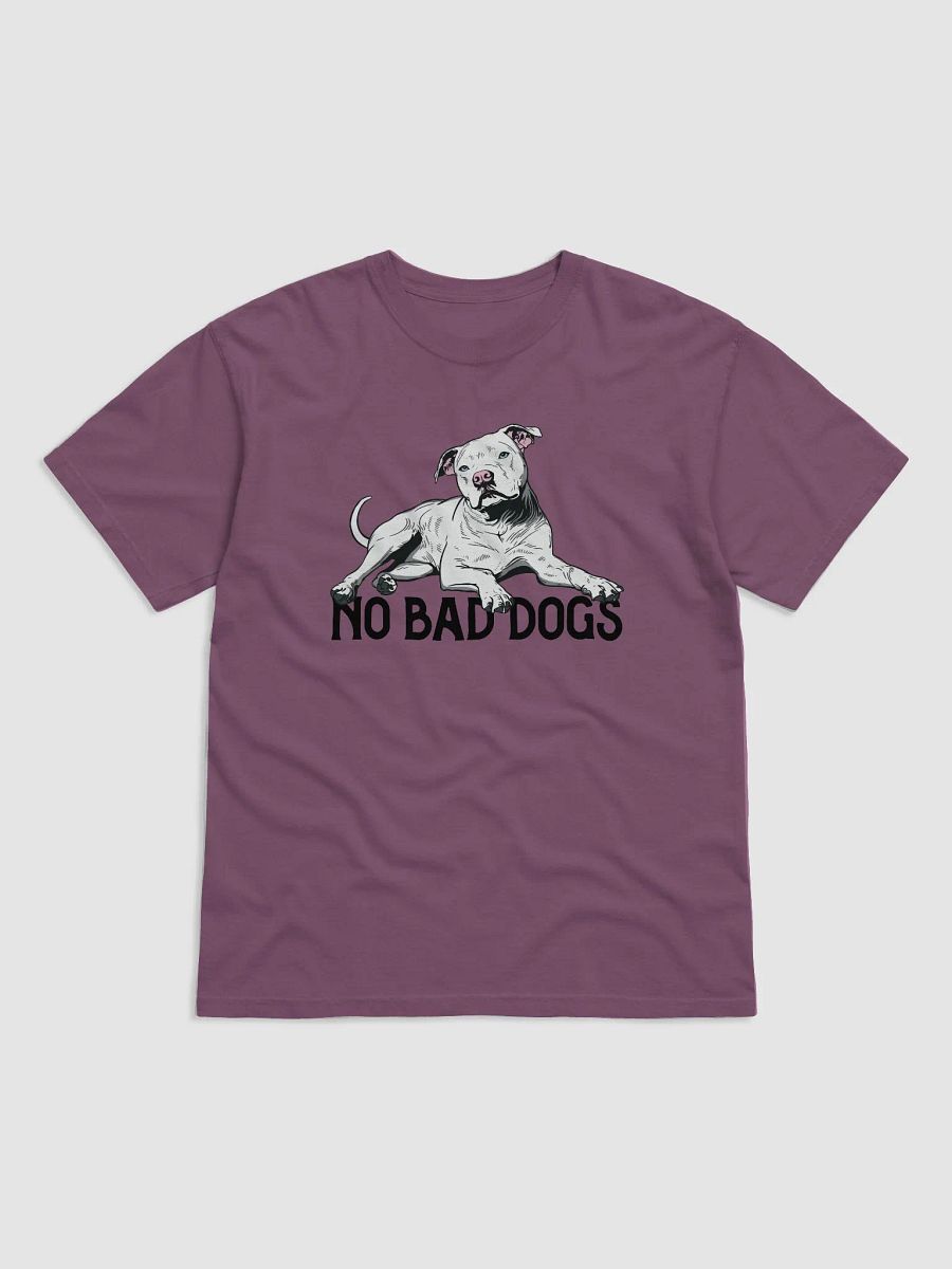 No Bad Dogs T-Shirt of a Pitbull Terrier (White) | Funny T-Shirt for Pittie and Staffordshire Owners product image (9)