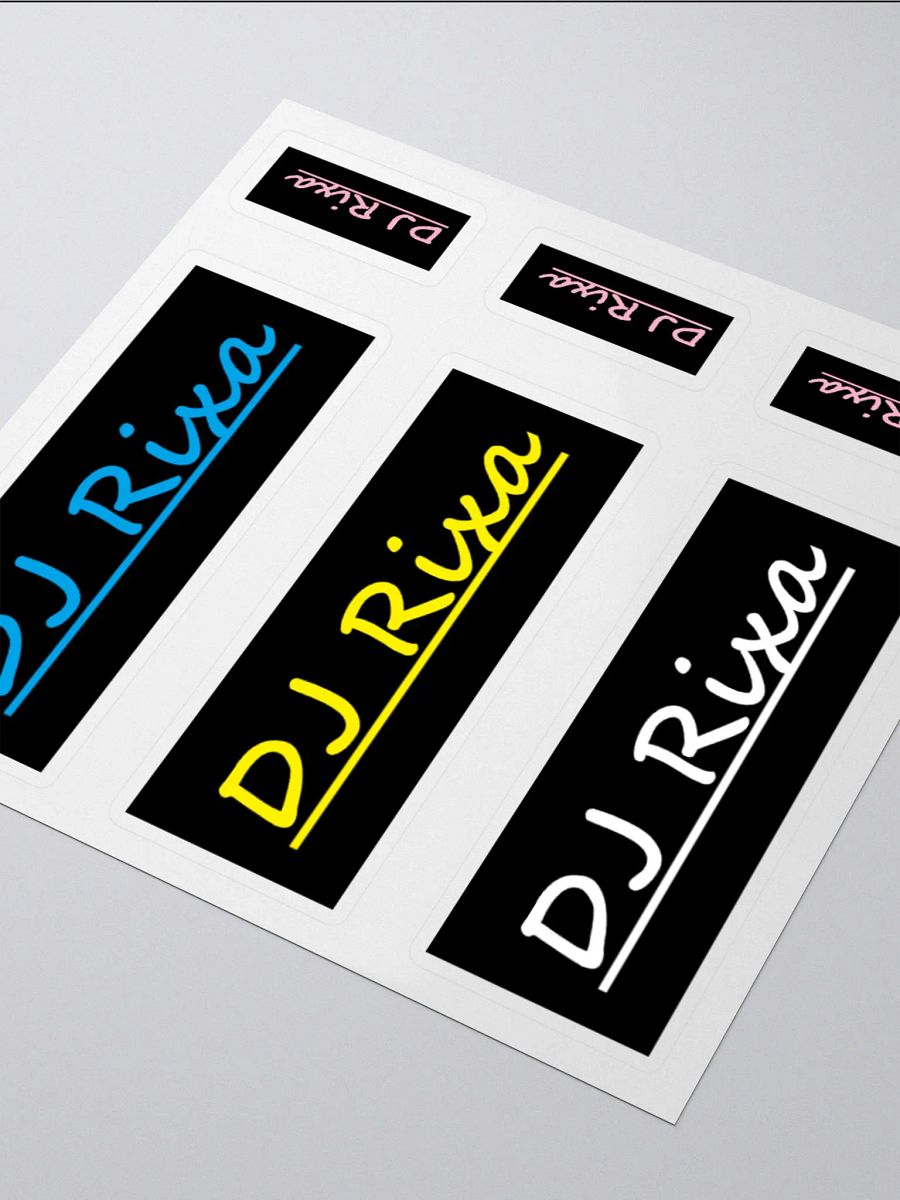 DJ Rixa Logo Stickers 6-pack product image (3)