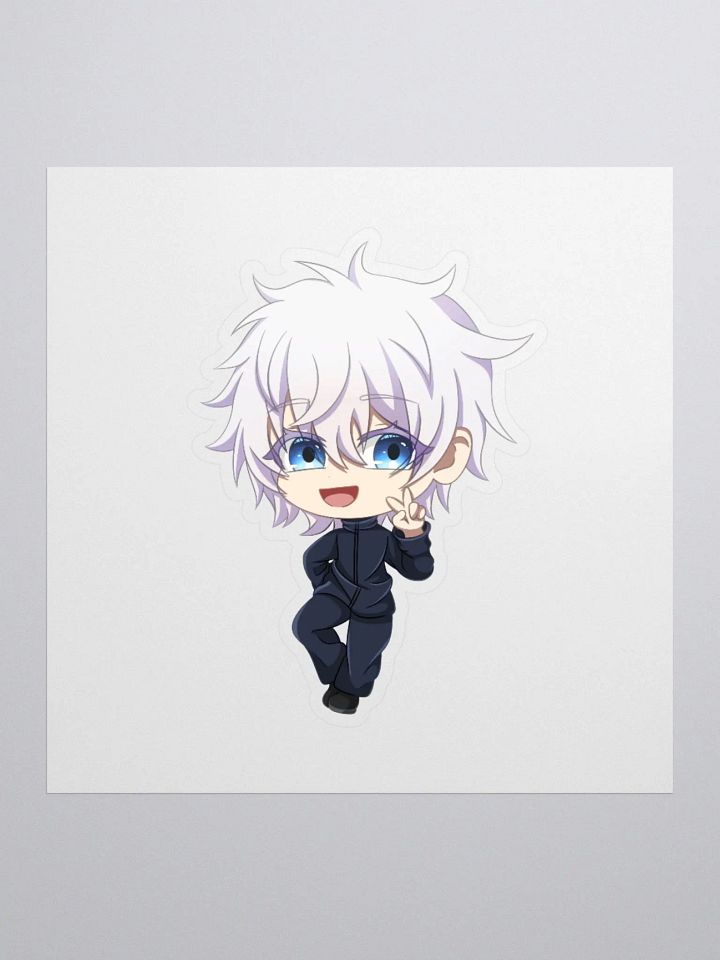 Gojo Chibi Peace Sign Stickers product image (2)