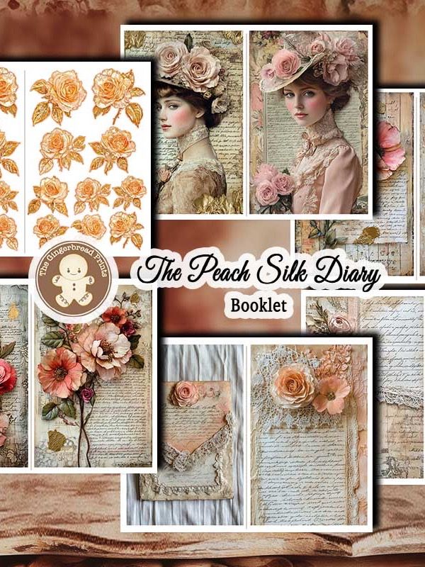 The Peach Silk Diary Ephemera Booklet Digital Download product image (4)