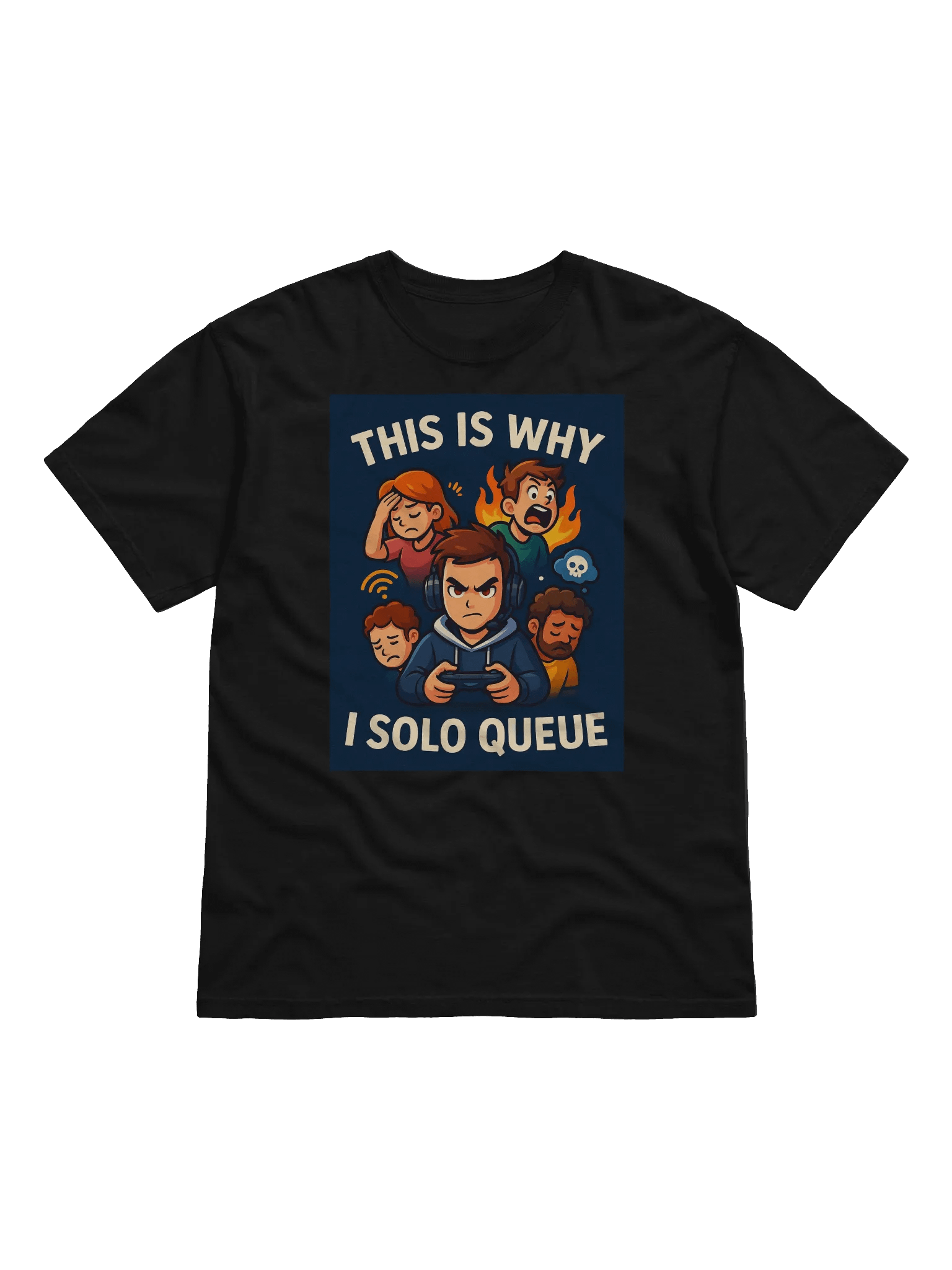 Solo Queue Struggles T-Shirt product image (9)