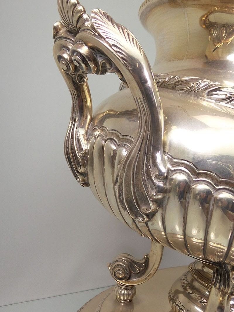 Raro Samovar em prata, século XIX, prata, decoração única e exclusiva, decoração de mesa de natal, presente product image (6)