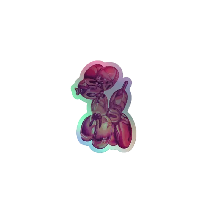 Balloon Doggy Holographic Sticker product image (1)