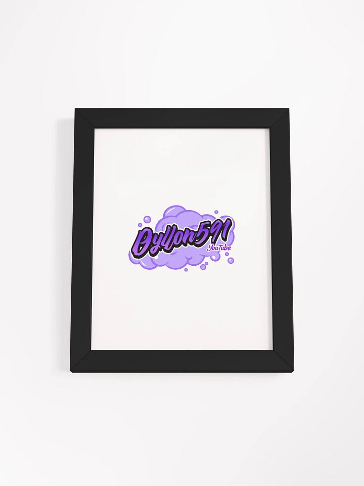 Dyllon591 YouTube Logo Frame Poster product image (1)