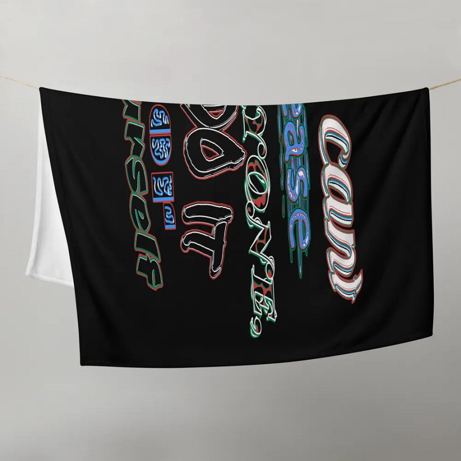 You Cant Please Everyone, So Do It For Yourself - Black - Throw Blanket product image (9)