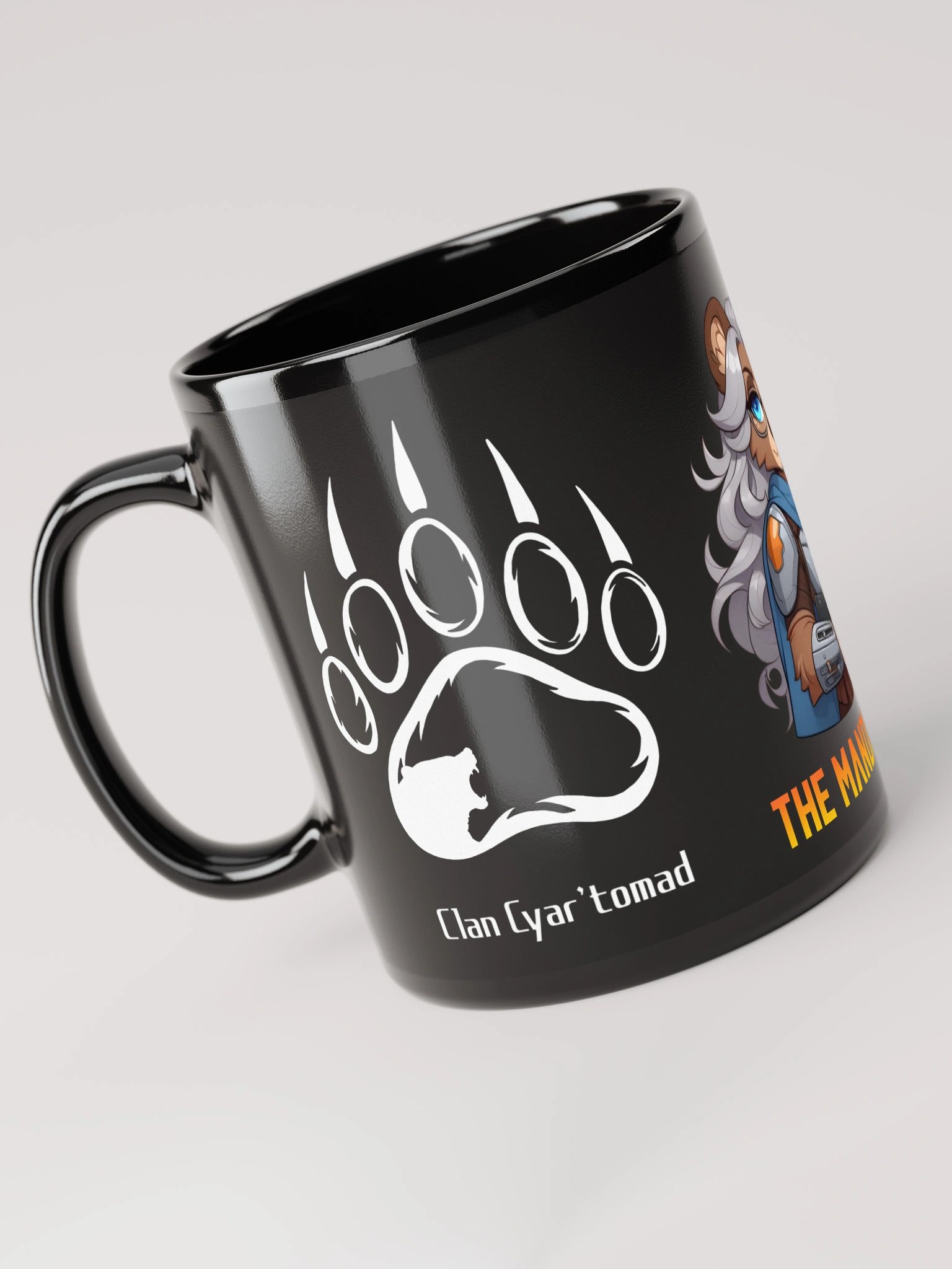 Mandobearian Black Glossy Mug product image (6)