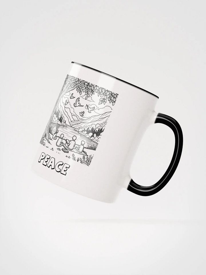 Peace’s Tranquil Sanctuary Coloring Book Mug product image (2)