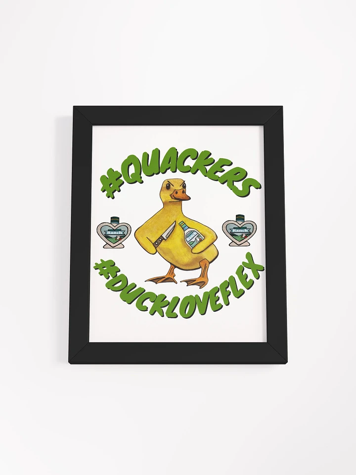 Quackers 8x10 Framed High-Quality Matte Poster product image (1)