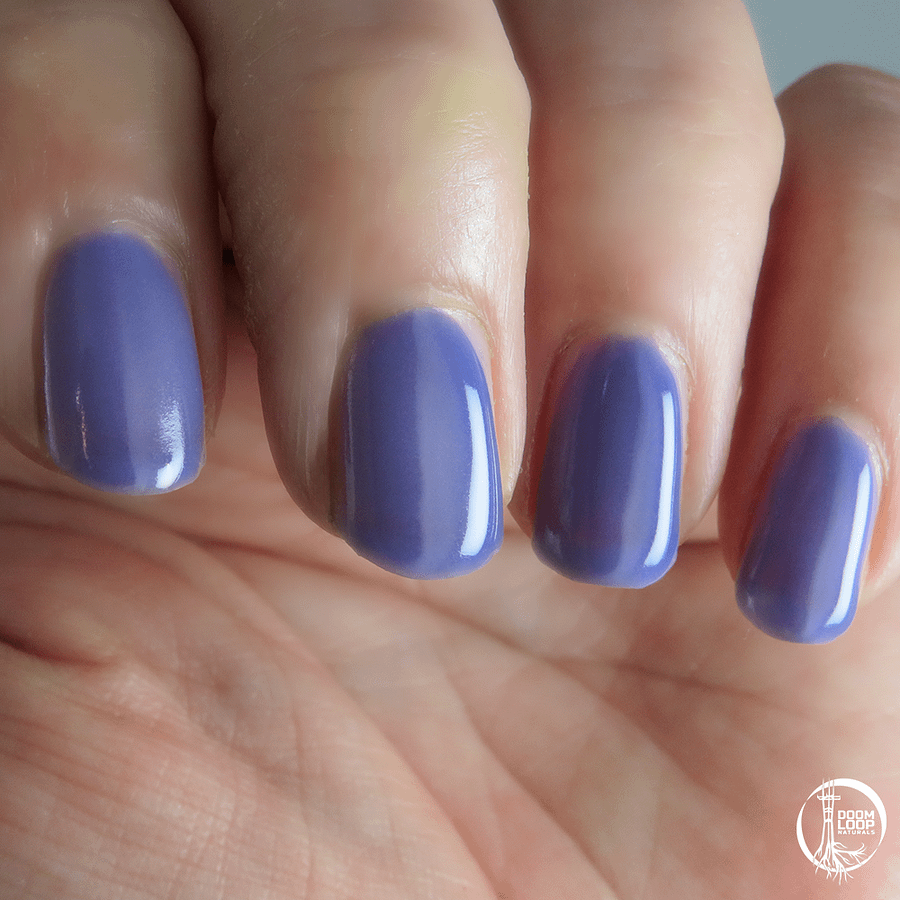 NO FUTURE BUT THE SKY - Solar Blue to Purple Glow In The Dark Jelly Polish product image (3)