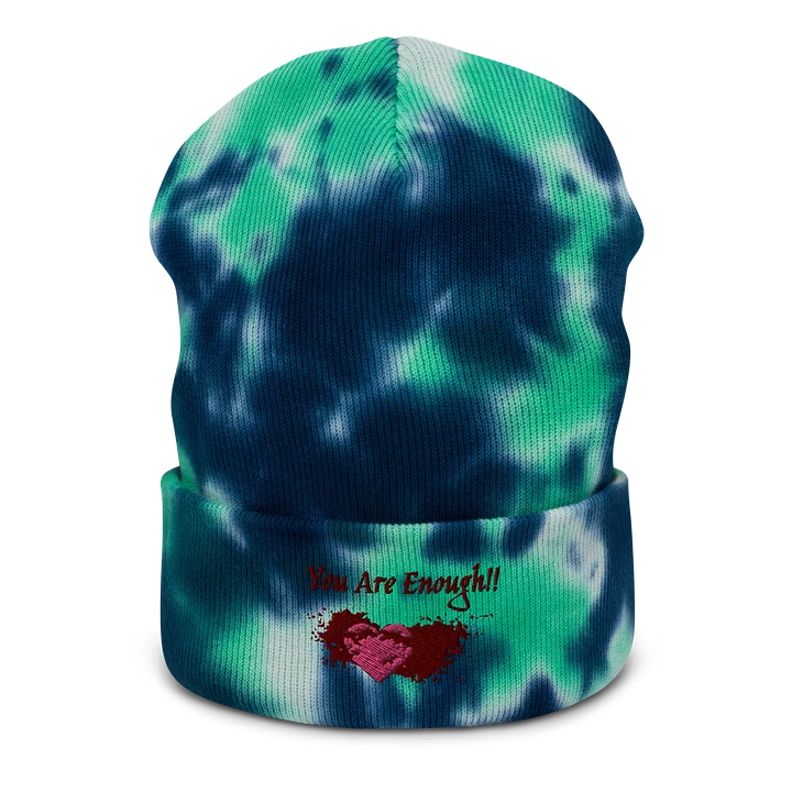 Tie-dye You Are Enough Beanie product image (2)