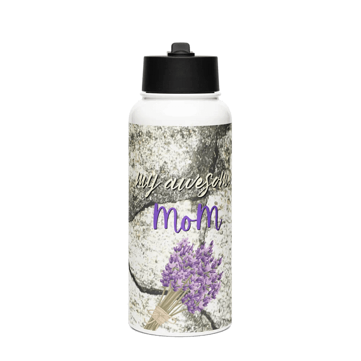 Mom's Lavender Love Stainless Steel Bottle mothersday gift mum daughter friends product image (1)