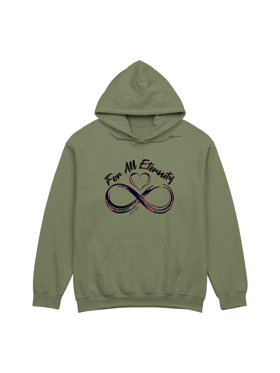 Eternal Love Infinity Hoodie, Romantic Heart Shirt, Forever Love Sweatshirt, Couples Heartfelt Gift, Gift For Him, Gift For Her, Valentine's Day Hoodie, Unique Design, Love Inspired Hoodie product image (2)