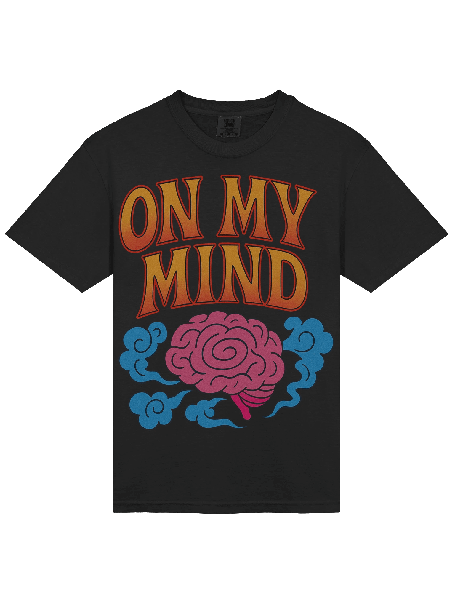 “On My Mind” Retro Streetwear Tee | 90s Graffiti Dream Design | HQ MAR Exclusive Drop product image (3)