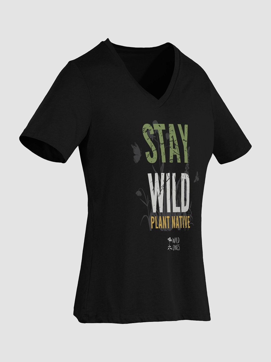 Stay Wild, Plant Native (Women's Relaxed V-Neck T-Shirt) product image (10)